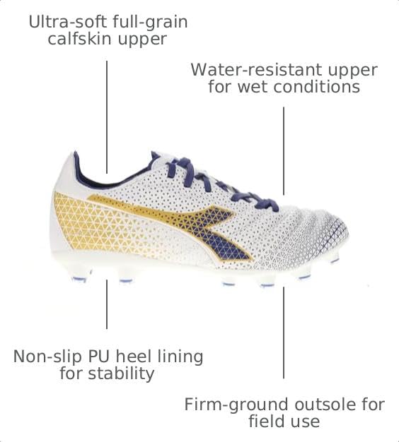 Image of Diadora Mens Brasil Elite 2 Lightweight Lp12 Soccer Cleats Cleated