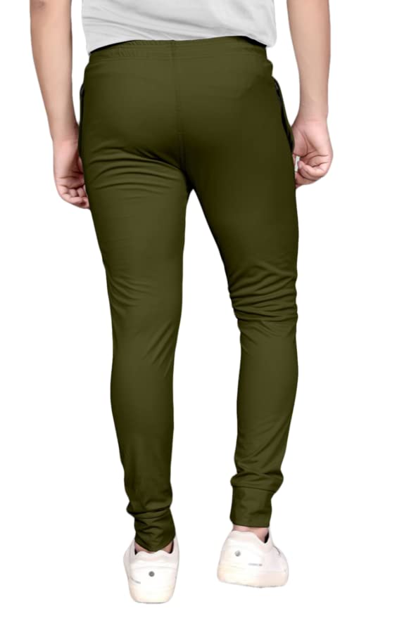 Image of MYSTIFY Mens Tapered Workout Running Pants, Jogger Training Sweatpants Slim Fit with Zip Pockets