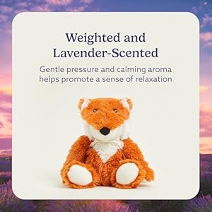 warmies Microwavable & Weighted Stuffed Animals, Fox - Heated Stuffed Animal Plushie for Warmth & Comfort - Cute Soft Plush Toys for Adults & Children (Boys, Girls, Babies & Toddlers) warmies Microwavable Weighted Stuffed Animals Fox Heated Stuffed Animal Plushie for Warmth Comfort Cute Soft Plush Toys for Adults Children Boys Girls Babies Toddlers