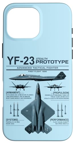 YF-23 �X�e���X�퓬�@ �~���^���[ �W�F�b�g�d�l �C���t�H�O���t�B�b�N �u���[ �X�}�z�P�[�X iPhone 16 Pro Max �p