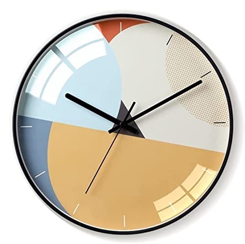 Horloge murale design nordique en verre HD et quartz premium