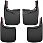 Husky Liners Mud Guards | Front and Rear Mud Guards - Black | 58466 | Fits 2017-2022 Ford F-250/F-350 w/ Single Rear Wheels & w/o OEM Fender Flares 4 Pcs