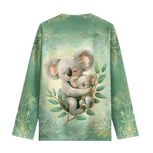 Kids Casual Long Sleeve Tops Crewneck Shirts Boys Breathable Tops Outdoor Wear Girls Fashion Blouses Sweatshirts2