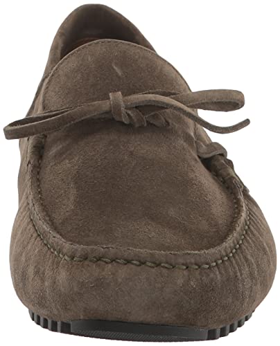 Image of BOSS Women's Suede Slip-on Moccasins with Top Bow Detail