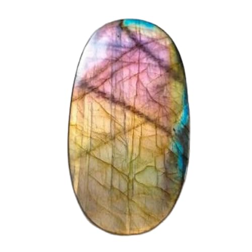 Labradorite naturelle ovale pour fabriquer vos propres bagues et pendentifs DIY
