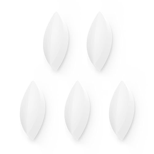 Labasics Juego de 5 barras de agitación magnéticas, barras de agitación blancas recubiertas de PTFE de 1.575 in para mezcladores de laboratorio