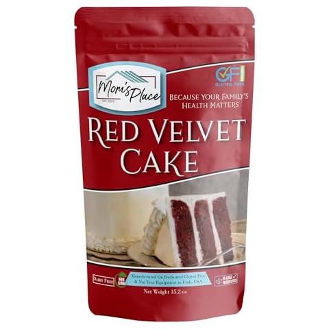 Mom's Place Gluten Free Red Velvet Cake Mix Dessert Cover