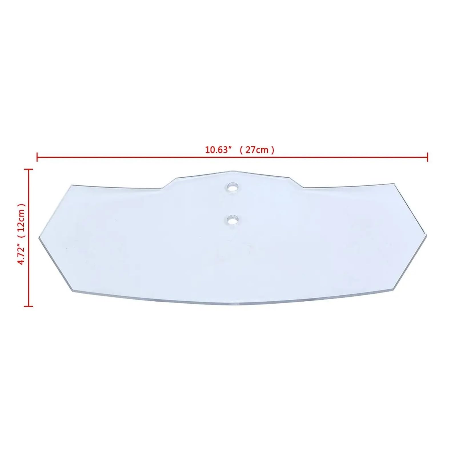 Deflector Cupula Moto Compatible con BMW R1200GS, Kawasaki Z800, Z900 y Honda. Clip de alerón Universal para Motocicleta, extensión de Altura Ajustable. Parabrisas