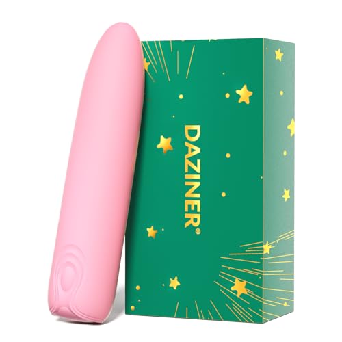 Upgraded Bullet Vibrator 2.0 All-Silicone Vibabrator Sex Toyscouples for Women 10 Modes & 35dB Ultra-Quiet IPX7 Waterproof Mini Rechargeable Adult Sex Toys for Couples Pink