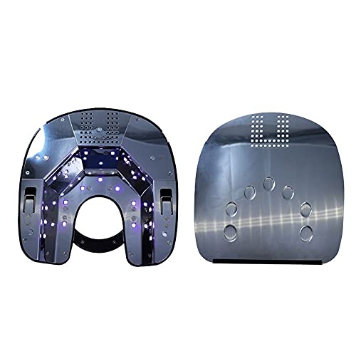 Lampada per Unghie a LED Ricaricabile a Luce Bianca 48w per Gel per Unghie Lampada per Unghie Senza Cordone con Polimerizzazione per Unghie Lampada per Unghie Portatile Senza Fili per Pedicure (Colo