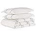 Amazon Brand – Rivet Distressed Global Arrow Stripe Duvet Cover Set, Full / Queen, 90