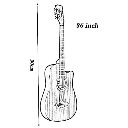 DYB Guitare Acoustique 36 Pouces Ballade de Guitare Classique Teens Fingerstyle Concert Instrument de Musique pour… - Les Beatles, Paul McCartney, John Lennon, RIngo Starr, George Harrison DYB Guitare Acoustique 36 Pouces Ballade de Guitare Classique Teens Fingerstyle Concert Instrument de Musique pour… – Image 7