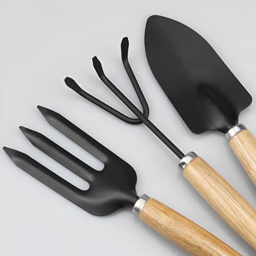 Image of Go Garden 3 Pcs Gardening Hand Tool Kit for Home Gardening | Hand Cultivator, Trowel, Transplanter | Perfectly Sized for Home Garden | Ideal for Flower Pots and Lawns