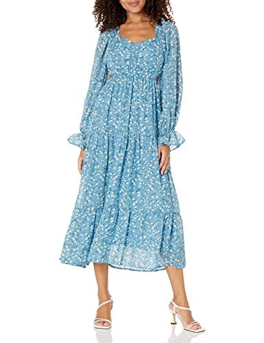 moon river smocked midi dress Moon River Smocked Dress