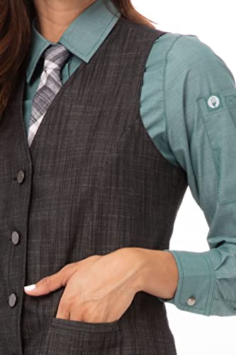 Chef Works Women's Augustine Vest, Black, Medium #TOP3