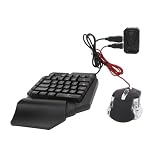 Topiky Zestaw Konwertera 4 w 1 RGB z klawiaturą i myszą ze Stojakiem na Telefon dla Entuzjastów Gier Mobilnych Pakiet Combo z Tworzywa ABS