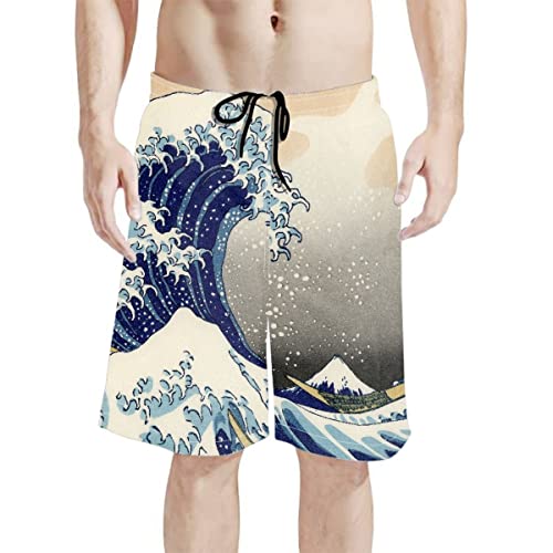 JooMeryer Men's Art Van Gogh Board Shorts Quick-Dry Summer Beach Shorts Swim Shorts3