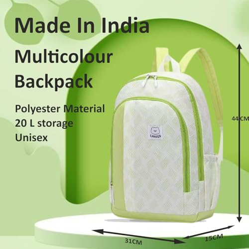 Image of Tinytot 30 Litre Japanese Korean Style School Bag Water-Resistant Laptop & Travel Backpack - Unisex Large 18 Inches Multipurpose Student Backpack for Boys & Girls, Men & Women