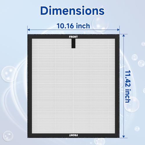Image of 2 Pack HAP-603 /HAP-603WF Replacement Filter Fit for ECOSELF Air Purifier Filter Replacement for ECOSELF HAP603 / HAP603WF Air Purifier, for Home Large Room with Smart Mode, # RFHAP603 White