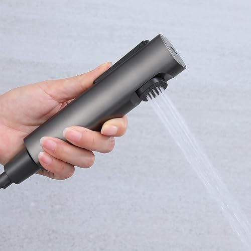 Miniatura 6 de Grifo Bidé De Doble Chorro, Pulverizador Y Ducha De Mano Con Manguera De Resorte, Ideal Para Limpieza De Baños, Cocinas Y Balcones