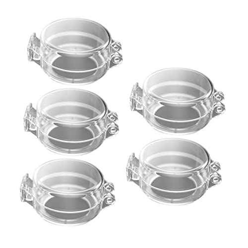 ERINGOGO 5個ガスコンロノブカバー 子供用 ストーブガード 簡単取り付け 対