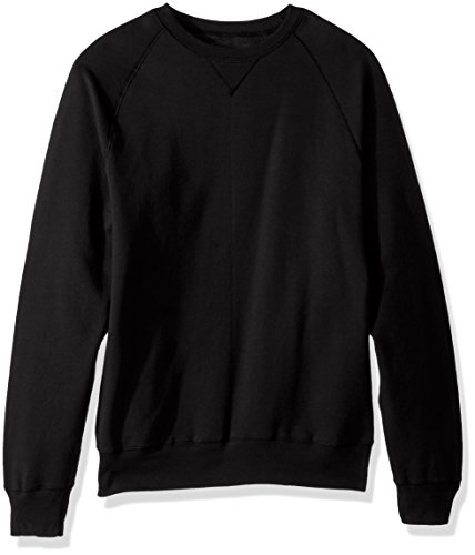 Hanes mens Nano Premium Lightweight Fleece Sweatshirt, Black, XX-Large US