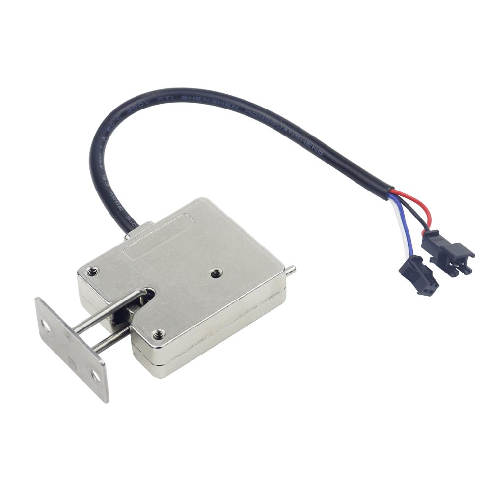 Electric Rotary Latch, Electromagnetic Control Lockers Solenoid Lock, Cabinet Drawer Latch DC 12V - Image 3
