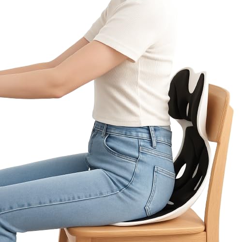 Almofada Ergonômica para Cadeira com Suporte Lombar, Assento Esto...