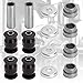 10L0L Golf Cart Front Lower Arm Bushing Kit for Yamaha G&E G22 G29,Front Control Arm Bush Collar Thrust Cover OEM #2HR-23526-00-00/90381-18001-00/90387-12016-00/JN6-F2124-10-00/401-22128-01-00