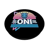 Zoom IMG-1 maschera oni yokai diavolo popsockets Zoom IMG-1 maschera oni yokai diavolo popsockets