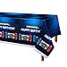 Video Game Table Covers 2pcsâ€“ 86.6'x 51' Disposable Blue Printed Plastic Tablecloth, Video Game Party Supplies and Decorations for Adults and Kids Player Game On Birthday Party Decoration