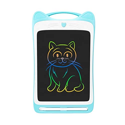Cutiecute 8.5 Inch Color LCD Writing Tablet, E-Writer Smart Paper Electronic Drawing Board Graphic Tablets with Memory Lock, Handwriting Paperless Notepad, Suitable for Home Job School Office (blue)