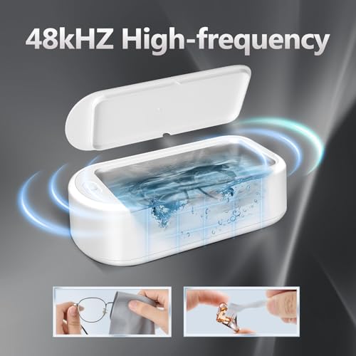 Qenbx GS350 Ultrasonic Cleaner, 48Khz Ultrasonic Retainer Cleaner thumb #3