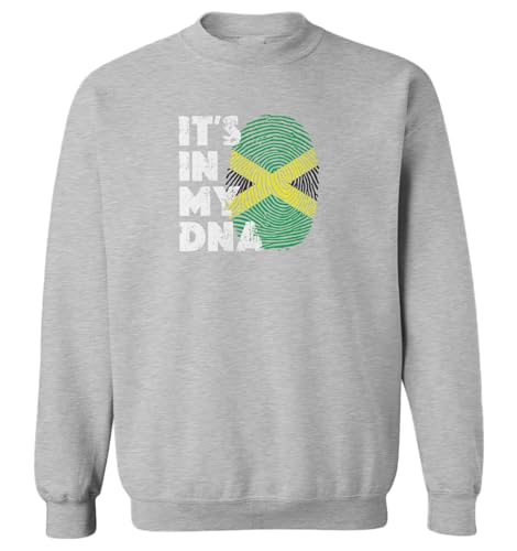 Haase Unlimited It's In My DNA Jamaica Finger Print Toddler Fleece Crewneck Sweater