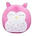 Joy Toy- Gufo Viola supermorbidone in Peluche Spandex 20 cm, Colore colorato, 20496
