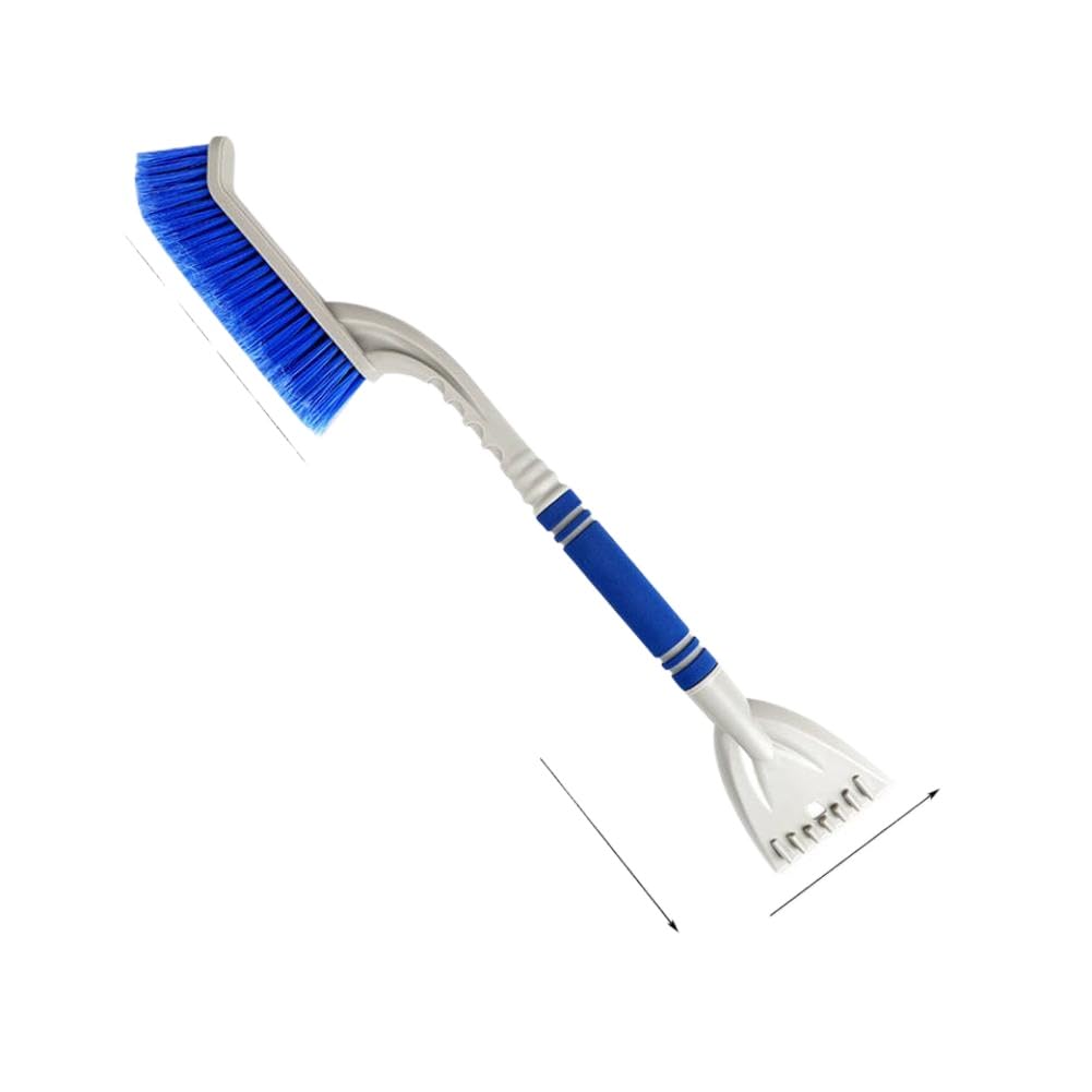 Raspador de Nieve, removedor de Hielo, Cepillo para Nieve, Pala, Herramienta con Mango ergonómico, Limpiador de Escarcha para Parabrisas multifunción