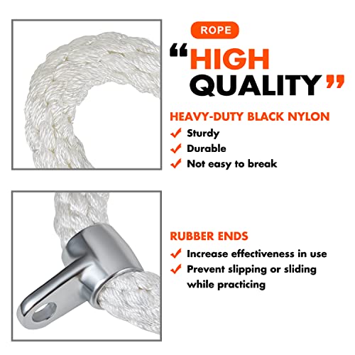 Hpygn Tricep Rope, Press Down Cable Machine Attachment Set, Lat Pulldown Attachment, Cable Machine Accessories For Home Gym, Exercise Machine Attachments Pulley System Gym Pull Down Rope, Patented #TOP4