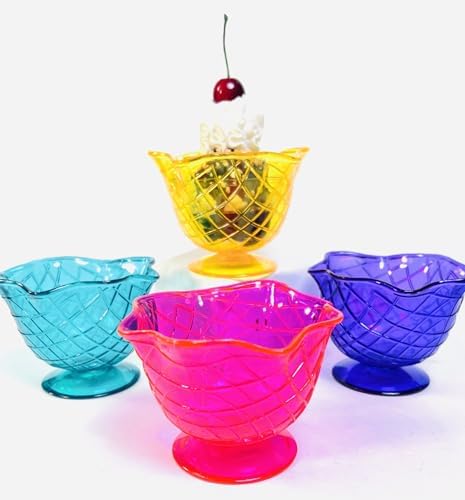 Amazon.com: Ice Cream Bowls - Ceramic Bowl Set - Cute Ice Cream Bowls ...