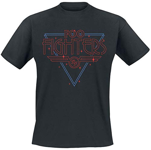 T-shirt Foo Fighters Outlines noir XL résistant qui ne se déforme pas au lavage