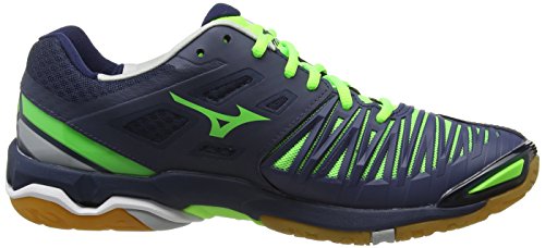Mizuno X1GA160033_Dressblues/Greengecko/Silver
