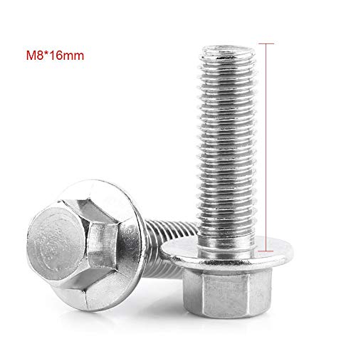 10 Bulloni Con Flangia M8x20mm In Acciaio 10.9 - Per Fai-da-te E Meccanica - Foto 13