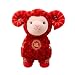 Peluche de cabra del Año Nuevo Lunar Cojín suave y adorable con forma de Imagen de Peluche de cabra del Año Nuevo Lunar Cojín suave y adorable con forma de