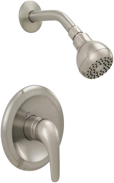 Jones Stephens Brushed Nickel Shower Faucet, Trim Only