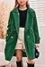 Girls Winter Dress Coat Kids Fashion Button Down Lapel Jacket Outerwear with Pockets 5-14 Years