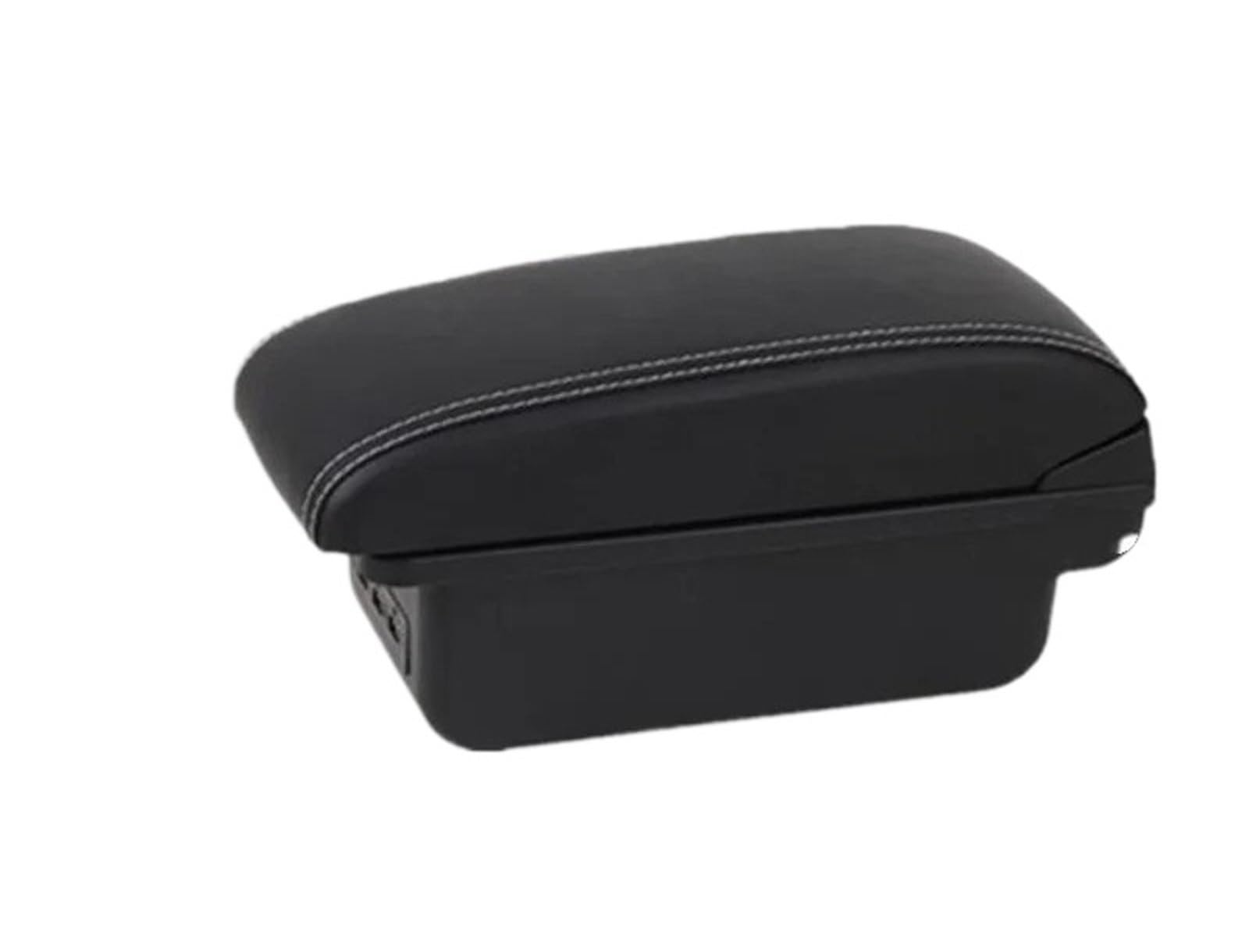 NOKRGQW Car Armrest Box For Acura RSX DC5 Car Armrest Box Central Storage Retrofit Interior Accessories Dedicated(B white line 3USB)