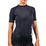 Kanu Surf Women's Breeze ii Rashguard, Black, Large