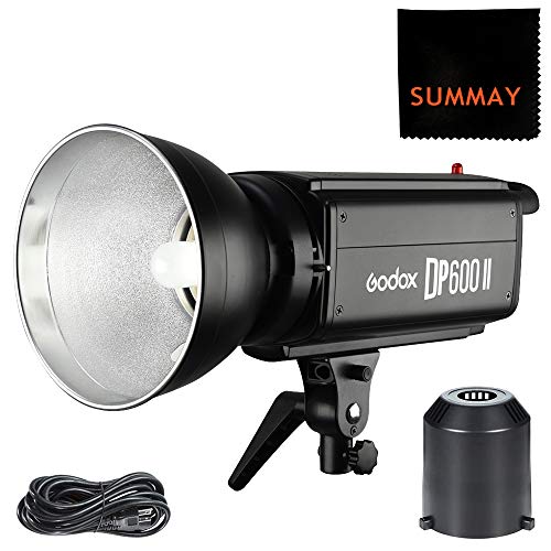 GODOX DP600II GN80 600Ws Studio Flash Strobe Light pour la Photographie de Portrait (DP600II)