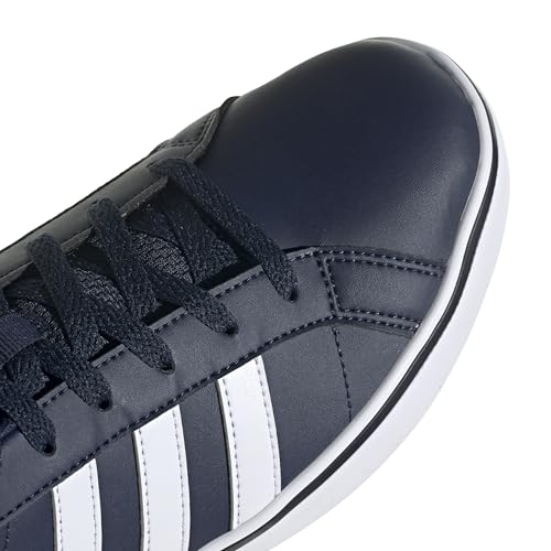 adidas Masculino Pace VS, Azul (azul marinho/calçado branco/azul), 6.5 UK