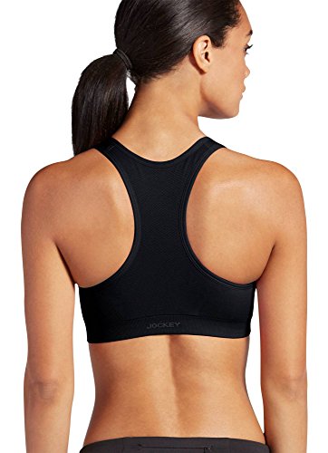 Image of Jockey Active Zip Front High Impact Seamless Bra