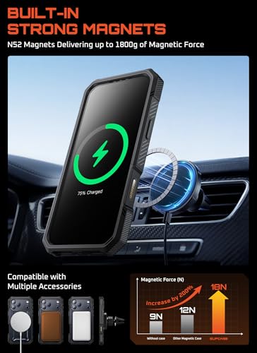 Image of SUPCASE for iPhone 17 Pro Max Case with Tempered Glass Screen Protector
